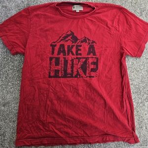 Peter Storm Men's T-Shirt L Red Short Sleeve